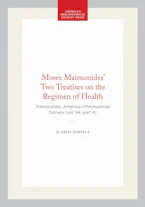 Cover of 'Moses Maimonides Two Treatises on the Regimen of Health' by Ariel BarSela 