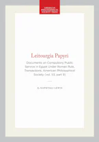 Cover of 'Leitourgia Papyri' by Naphtali Lewis 