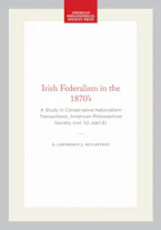 Cover of 'Irish Federalism in the 1870s' 