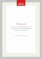 Cover of 'Talleyrand' 