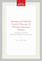 Cover of 'Anatomy of Callimico Goeldii (Thomas). a Primitive American Primate' by W. C. Osman Hill 