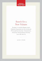 Cover of 'Search for a New Voltaire' by Ira O. Wade 