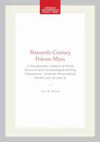 Cover of 'Sixteenth-Century Pokom-Maya' by S. W. Miles 