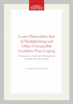 Cover of 'Lower Palaeolithic Site of Markkleeberg and Other Comparable Localities Near Leipzig' by Rudolf Grahmann 