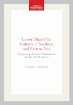 Cover of 'Lower Palaeolithic Cultures of Southern and Eastern Asia' by Hallam L. Movius, Jr. 