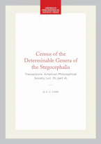 Cover of 'Census of the Determinable Genera of the Stegocephalia' by E. C. Case 