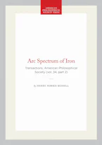 Cover of 'Arc Spectrum of Iron' by Henry Norris Russell 