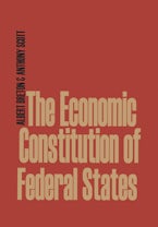 The Economic Constitution of Federal States The Economic Constitution of Federal States