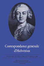 Cover of 'Correspondance Générale DHelvétius' 