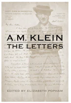 Cover of 'A.M. Klein: the Letters' 