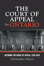 Cover of 'The Court of Appeal for Ontario' 