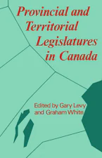 Cover of 'Provincial and Teritorial Legislatures I' 