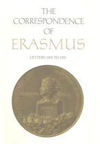 Cover of 'The Correspondence of Erasmus' 