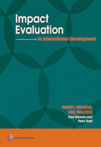 Cover of 'Impact Evaluation in International Development' 