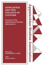 Journal of the Appalachian Studies Association, Volume 7, 1995 Journal of the Appalachian Studies Association, Volume 7, 1995