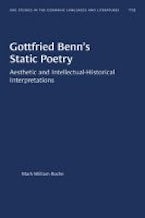 Gottfried Benns Static Poetry Gottfried Benns Static Poetry