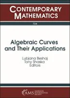 Cover of 'Algebraic Curves and Their Applications' 