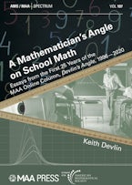 A Mathematicians Angle on School Math A Mathematicians Angle on School Math