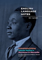 Transhistoricizing Claude McKay’s Romance in Marseille