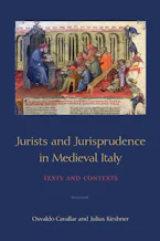 Cover of 'Jurists and Jurisprudence in Medieval Italy' 