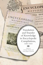 Cover of 'Translation and Transfer of Knowledge in Encyclopedic Compilations, 1680–1830' 