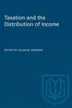 Cover of 'Taxation and the Distribution of Income' 
