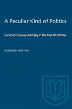 Cover of 'A Peculiar Kind of Politics' 