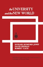 The University and the New World The University and the New World