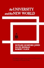 The University and the New World The University and the New World
