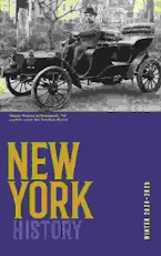 Cover of 'New York History, Volume 105, Number 2' 