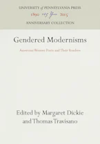 Cover of 'Gendered Modernisms' by Margaret Dickie and Thomas Travisano 