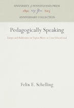 Pedagogically Speaking Pedagogically Speaking