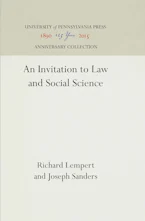 Cover of 'An Invitation to Law and Social Science' 