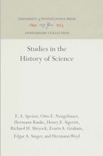 Studies in the History of Science Studies in the History of Science