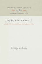 Inquiry and Testament Inquiry and Testament