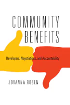 Cover of 'Community Benefits' by Jovanna Rosen 