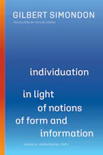 Cover of 'Individuation in Light of Notions of Form and Information' 