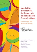 Macarthur Communicative Development Inventories (Cdis) Users Guide and Technical Manual Macarthur Communicative Development Inventories (Cdis) Users Guide and Technical Manual