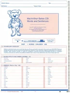 Cover of 'MacArthur Communicative Development Inventories (CDI)' 