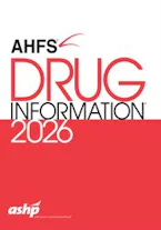 Cover of 'AHFS Drug Information 2026' 