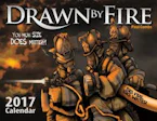Cover of 'Drawn by Fire 2017 Calendar' 