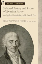Cover of 'Selected Poetry and Prose of Évariste Parny: in English Translation, with French Text' 