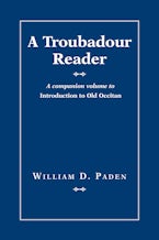 A Troubadour Reader A Troubadour Reader