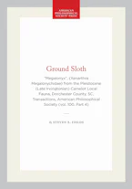 Cover of 'Ground Sloth' by Steven E. Fields 