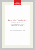 Cover of 'Descended from Darwin' by Joe Cain and Michael Ruse 
