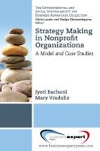Strategy Making in Nonprofit Organizations Strategy Making in Nonprofit Organizations