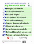 NRP Behavioral Skills Poster