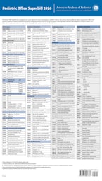 Pediatric Office Superbill 2026