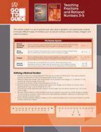 Cover of 'Go-to Guide Teaching Fractions and Rational Numbers, 3–5' 