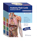 Cover of 'Anatomy Flash Cards, Latin Nomenclature' 